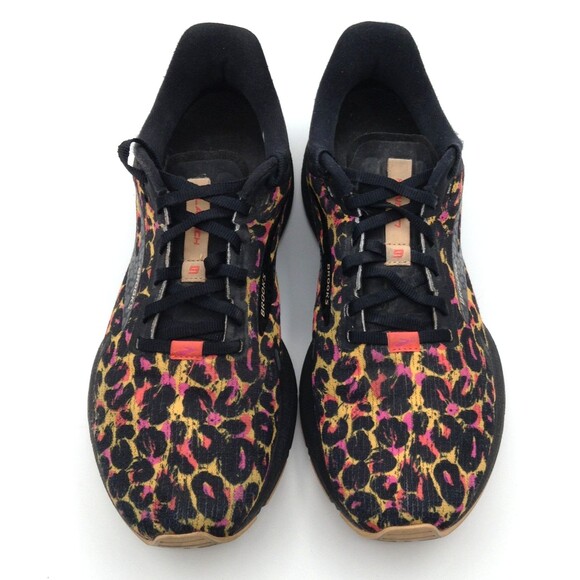 Brooks Launch GTS 9 Sneakers Wn Size 9 Leopard Print Running Walking Shoes Logo - Picture 3 of 12